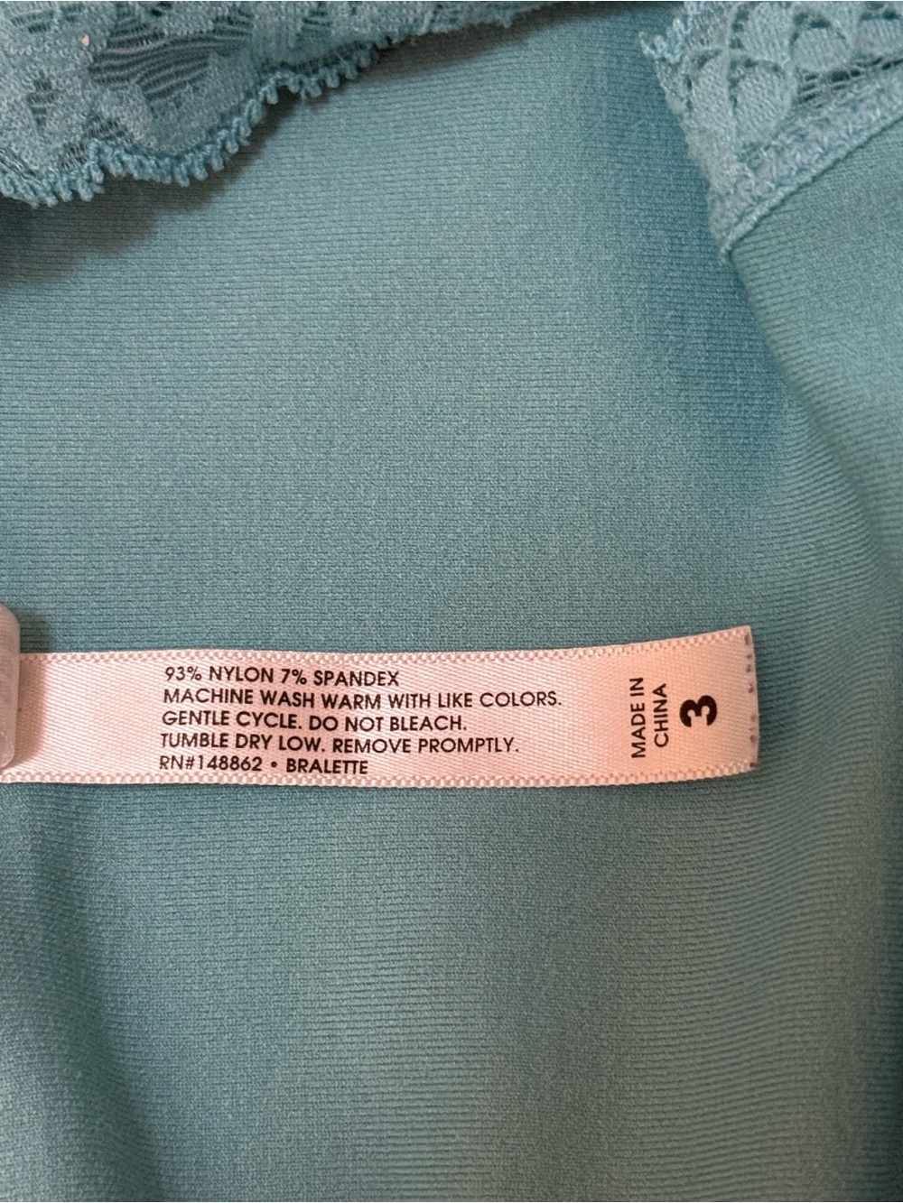 Torrid curve blue padded lace bralette women’s plus size 3 - Picture 9 of 9